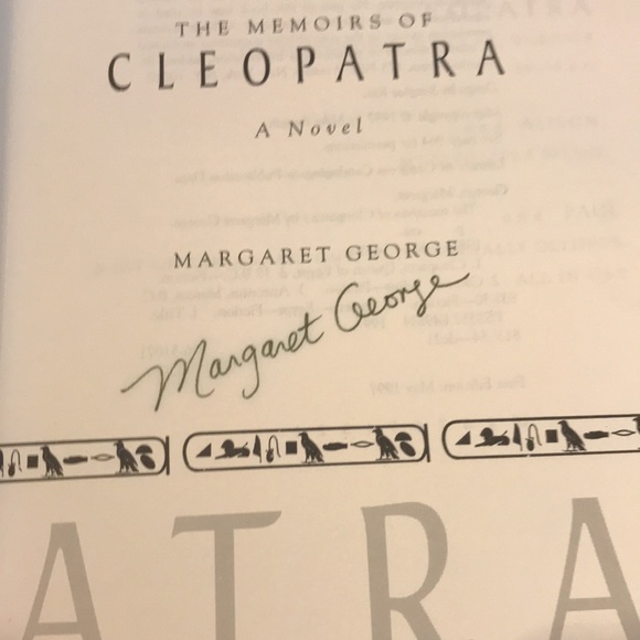The Memoirs of Cleopatra by Margaret George first edition signed book - Picture 8 of 15